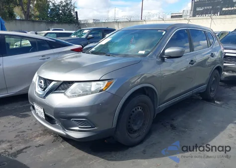 2016 Nissan Rogue S из США, поврежденный, VIN KNMAT2MT2GP733566